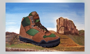 hiking-boot-ad-gouache