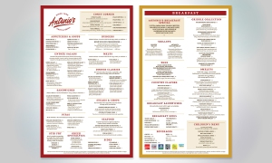 Antonio\'s Restaurant Menu