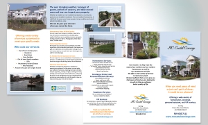 NC Coastal Concierge Trifold Brochure