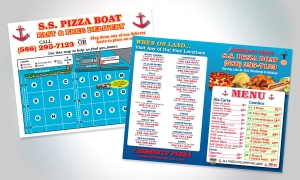Pizza Boat Map & Menu