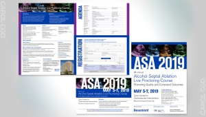 Alcohol Septal Ablation medical conference brochure