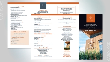 RH House Takeout Menu