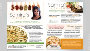 Samira's Kitchen media kit